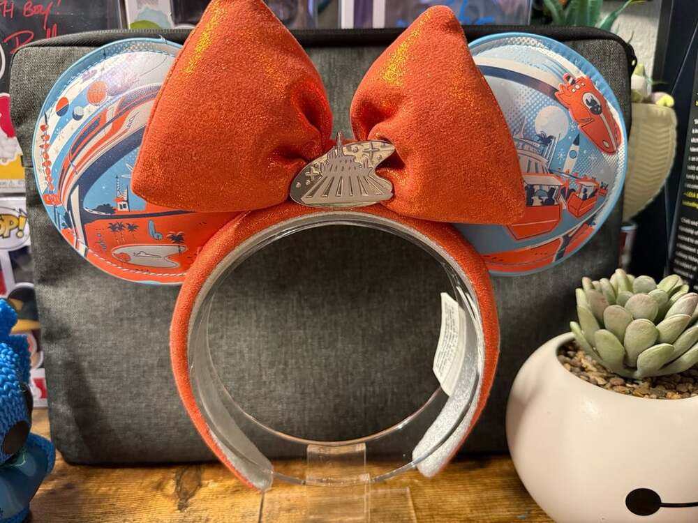 EUC Disney Parks Tomorrowland Retro Ear Headband Disneyland